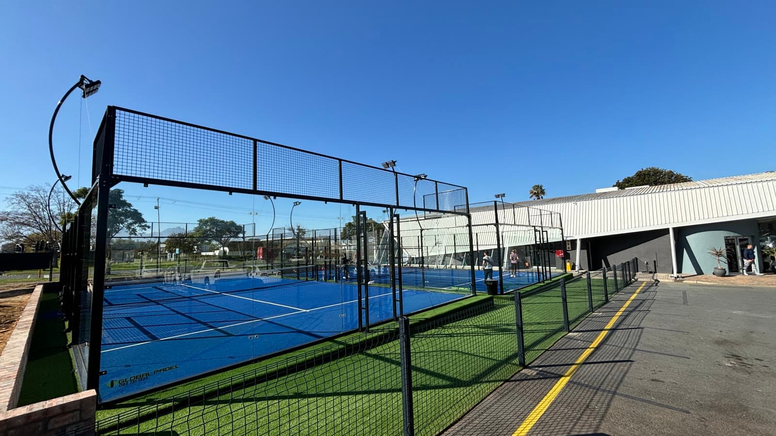 Padel court at The Gym, Worcester